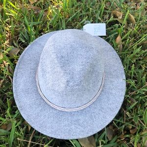 NWT Time and Tru Fedora Hat Grey O/S